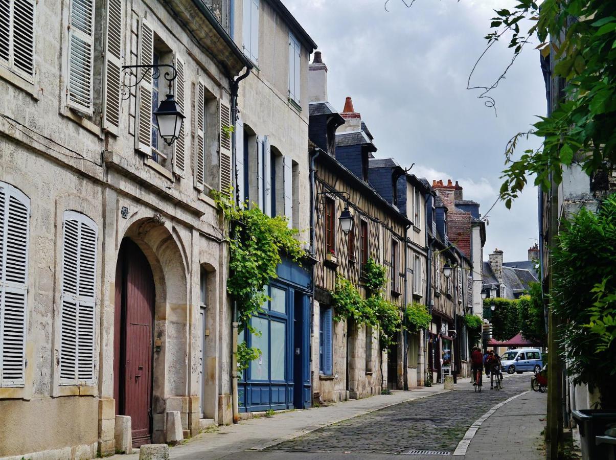 Les Volets Bleus - Deux Appartements Et Un Studio, Jardin ブールジュ エクステリア 写真