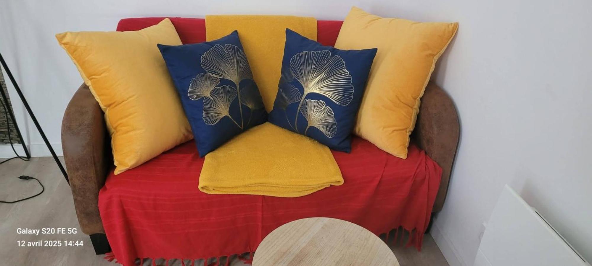 Les Volets Bleus - Deux Appartements Et Un Studio, Jardin ブールジュ 部屋 写真